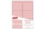 3 1/3 x 4 Rectangle Label (Pack of 120) Baby Pink