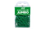 Jumbo 2 Inch Paper Clips (Pack of 75) Green