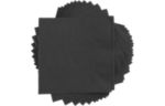 Paper Beverage Napkin (16 per pack) - Small (5 x 5) Black