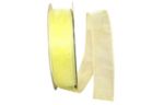 1 1/2" Sheer Lovely Value Wired Edge Ribbon, 50 Yards Maize