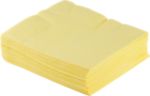 Paper Beverage Napkin (16 per pack) - Medium (6 1/5 x 6 1/2) Light Yellow