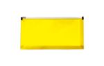 5 x 10 Plastic Envelopes with Zip Closure - #10 Booklet - (Pack of 6) Yellow