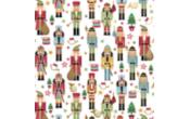 Industrial-Size Wrapping Paper Roll - 417 ft x 30 in (1042.5 sq ft) - Traditional Nutcracker
