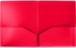 9 1/2 x 11 3/4 Poly Folder Red