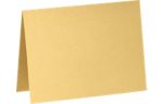 A2 Folded Card (4 1/4 x 5 1/2) Gold Metallic