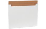 28 x 22 x 1/4 Jumbo Fold-Over Mailer (Pack of 20) White