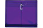 1 1/4" Expansion Letter Size Side Open Poly Envelope (Pack of 5) Purple