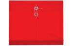 1 1/4" Expansion Letter Size Side Open Poly Envelope (Pack of 5) Red