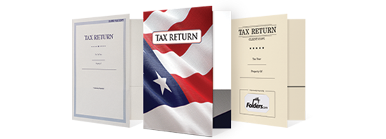 Tax Holders | Folders.com