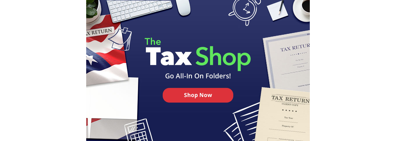 Tax Shop | Folders.com